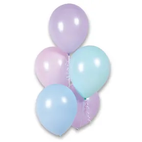 Luftballons Pastell 10 Stk., Farbmix
